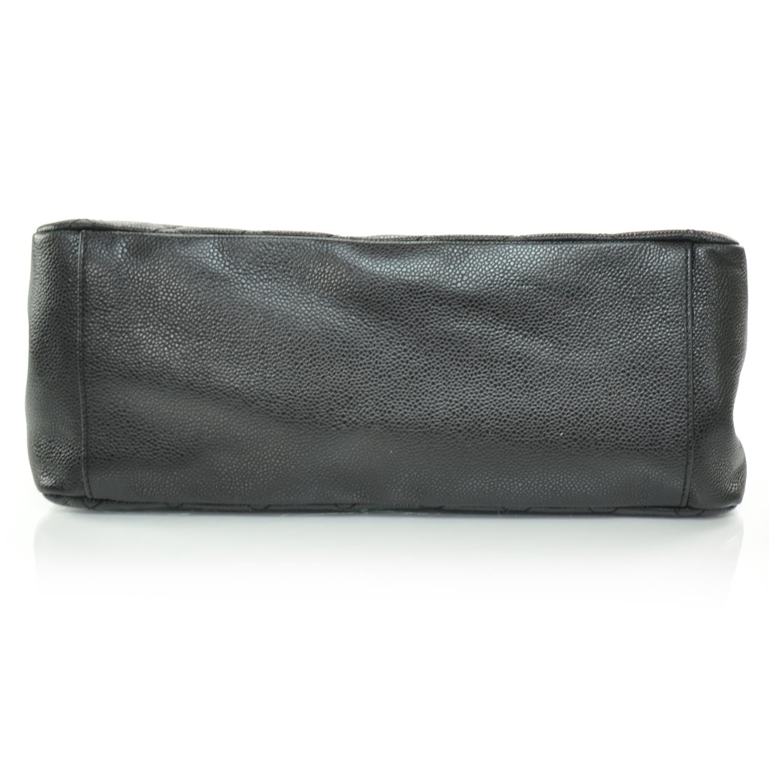 Chanel Caviar Quilted Grand Shopping Tote GST Black 5 of 9