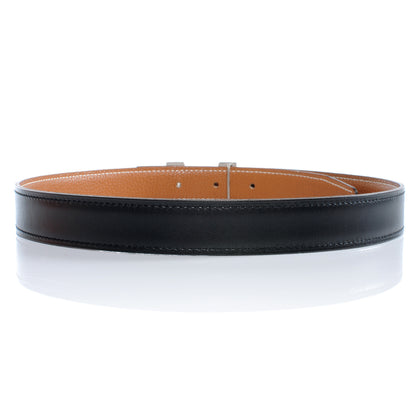 Hermes Box Togo Constance 24mm H Belt 70 Black Gold 3 of 6