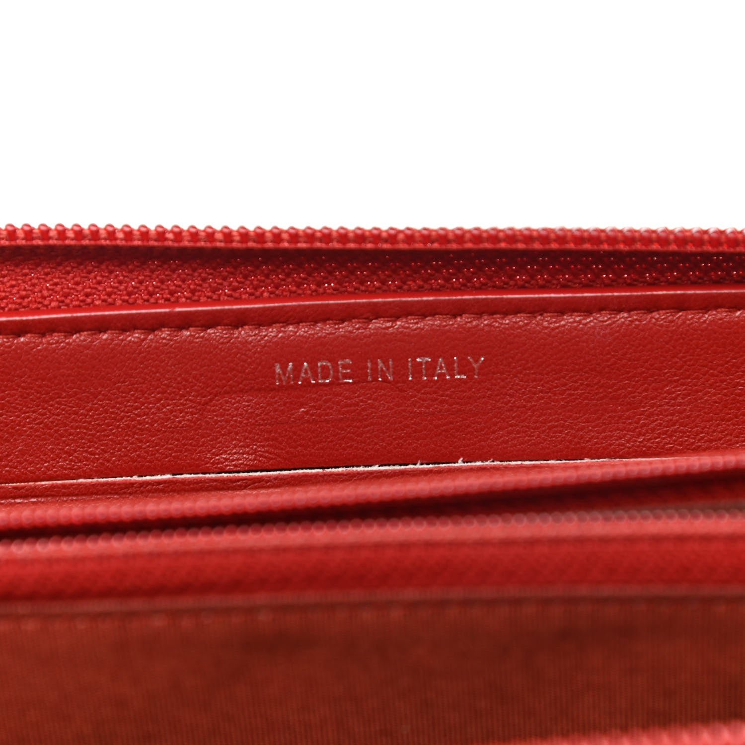 Chanel Caviar Quilted Small Boy Zip Around Wallet Dark Red 7 of 9