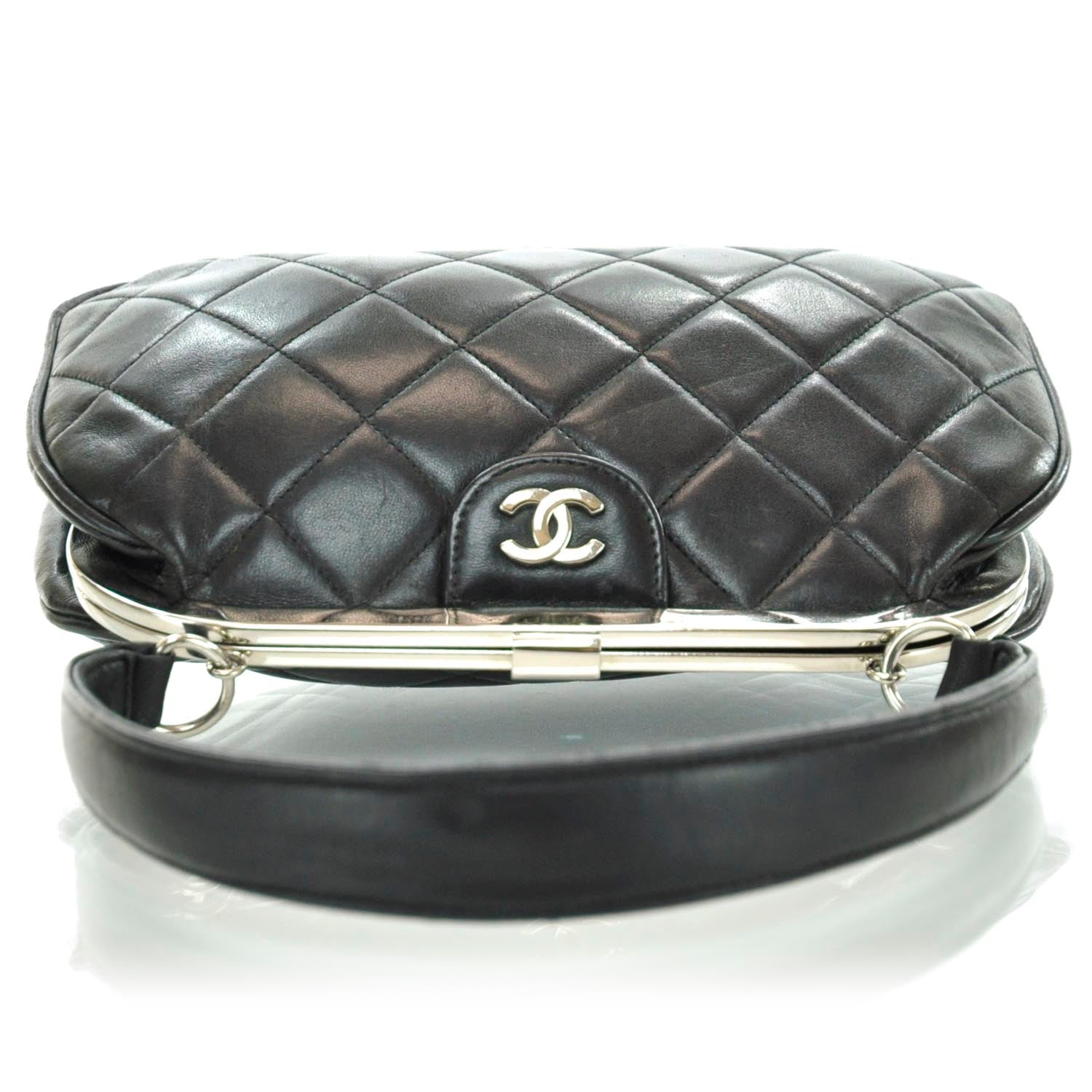 Chanel Lambskin Quilted Handbag Black 5 of 11