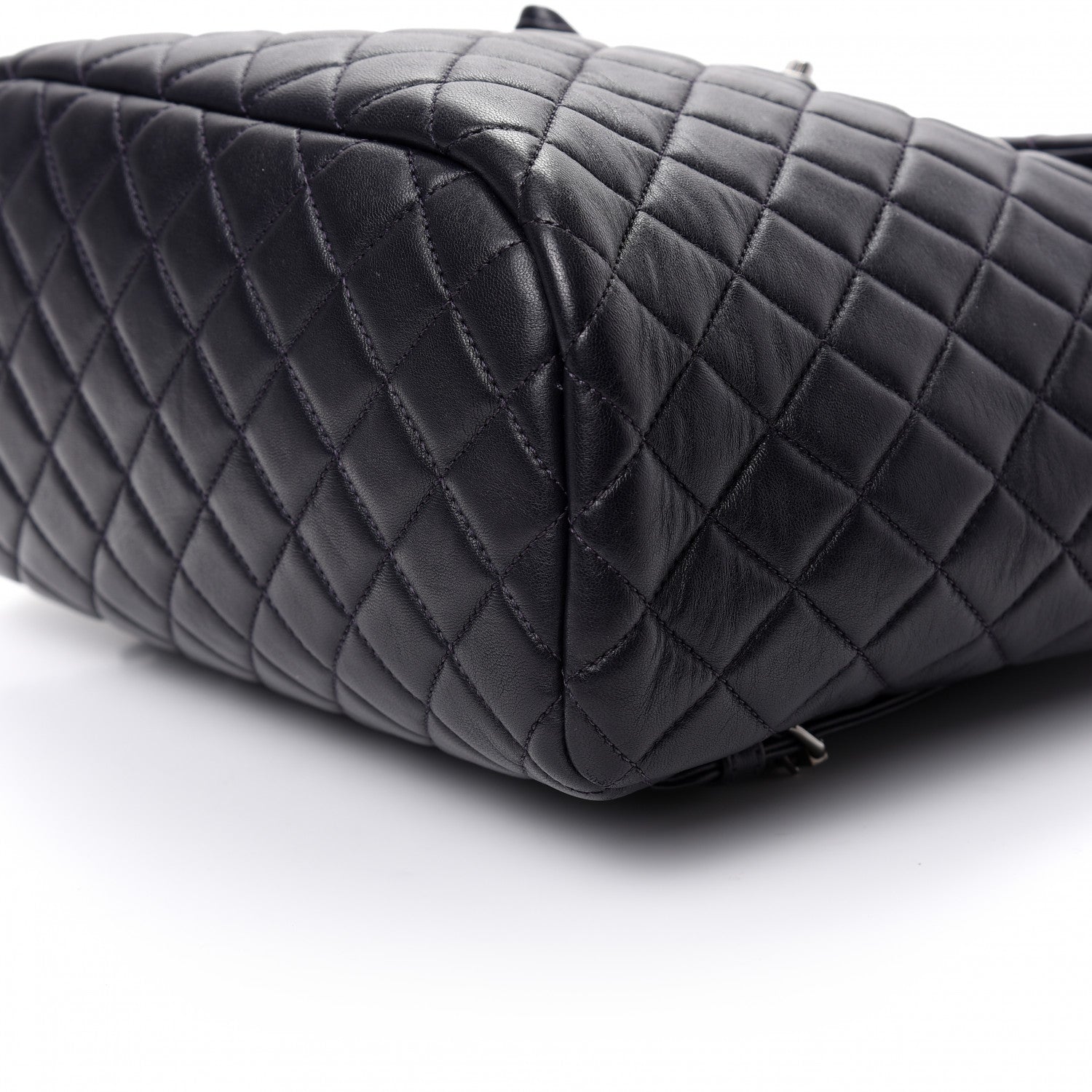 Chanel Lambskin Quilted Large Urban Spirit Backpack Navy 6 of 9