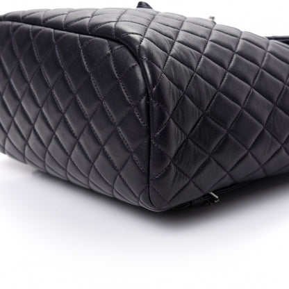 Chanel Lambskin Quilted Large Urban Spirit Backpack Navy 6 of 9