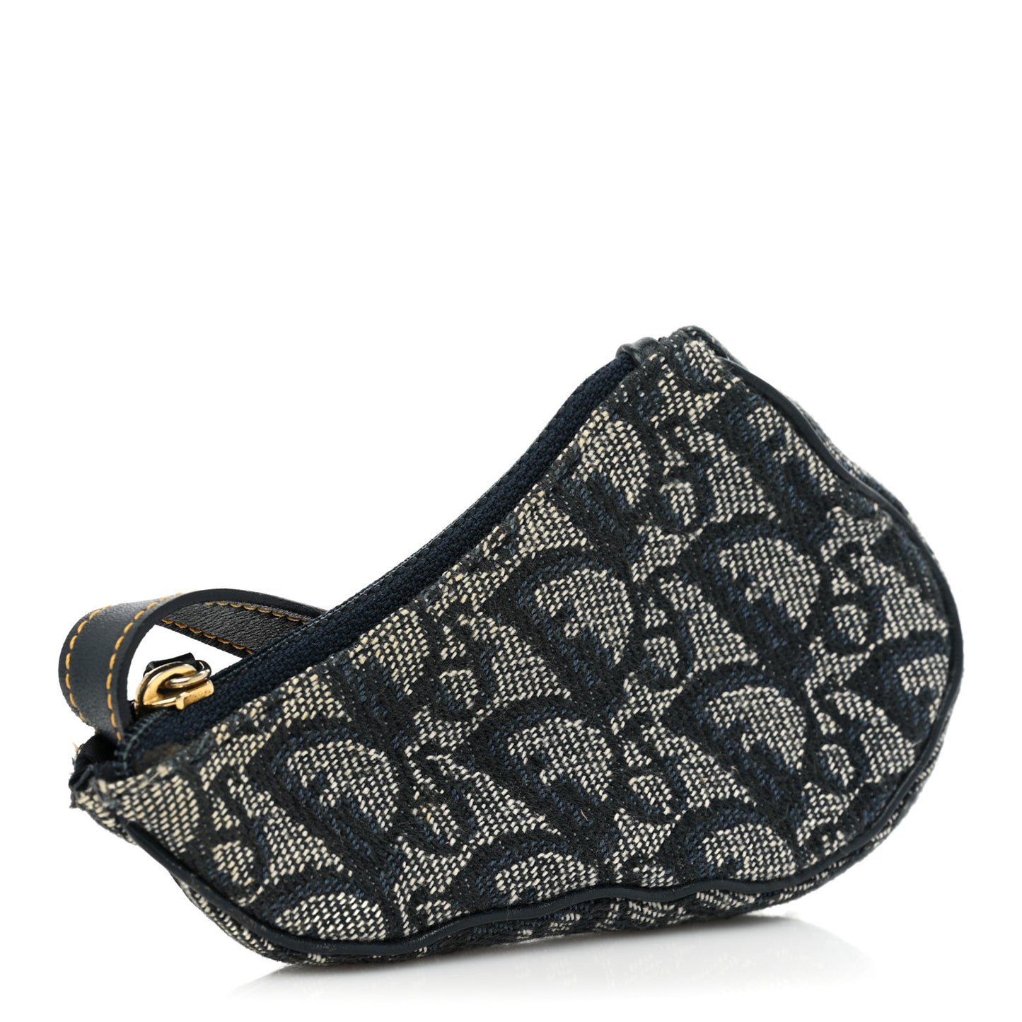 Monogram Saddle Coin Purse Navy