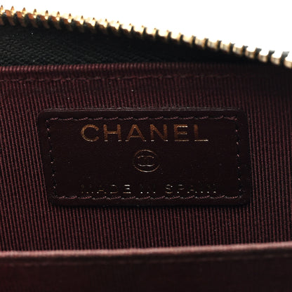 Chanel Caviar Quilted Zip Coin Purse Black 6 of 8