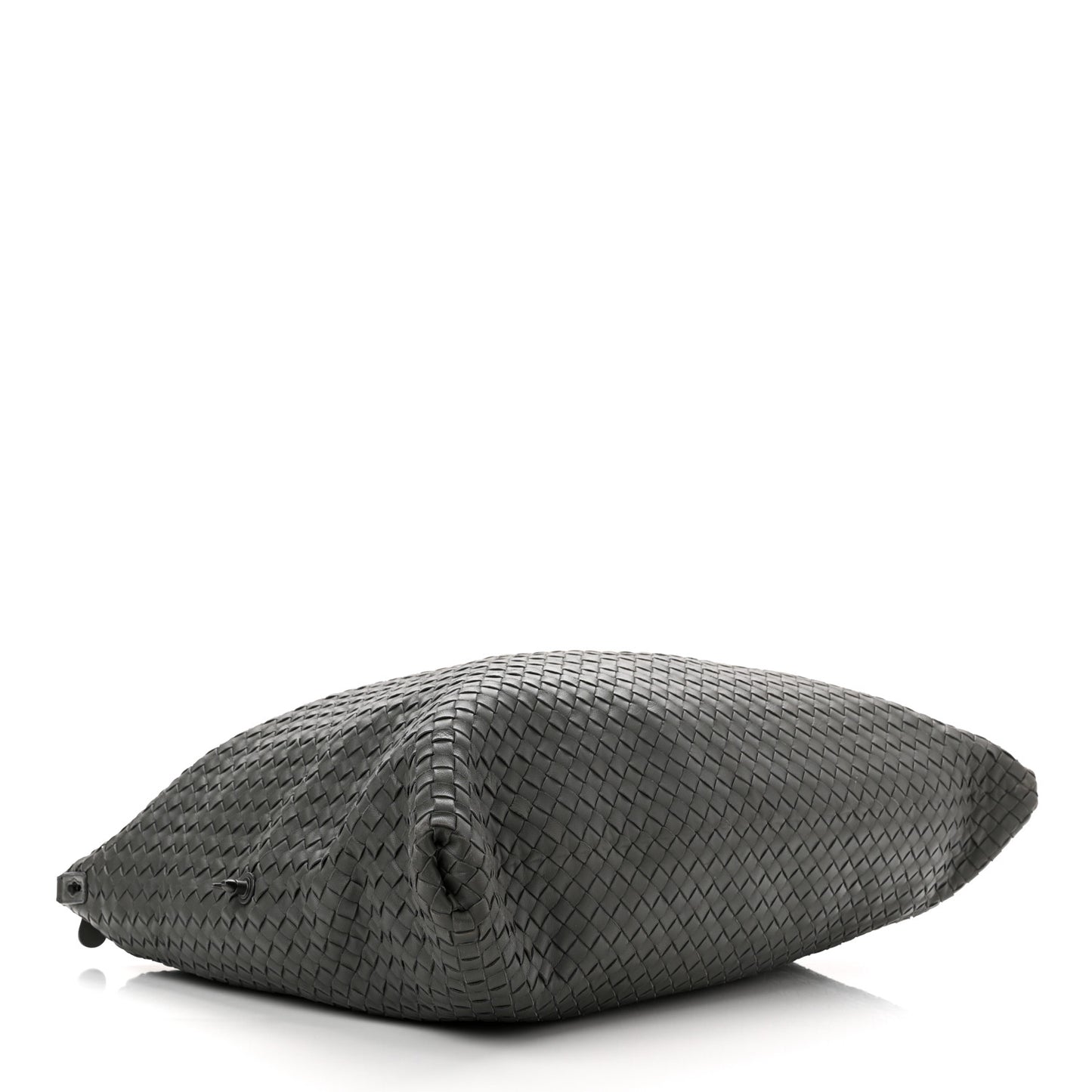 Nappa Intrecciato Maxi Convertible Tote Grey