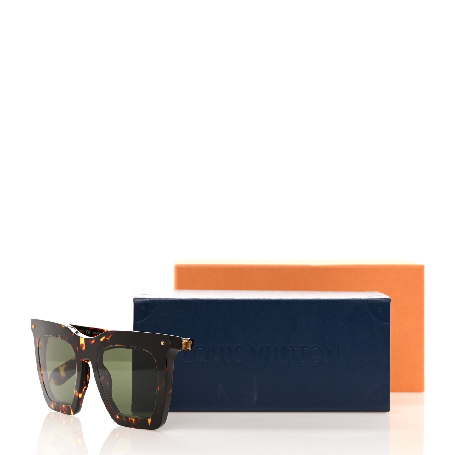 LOUIS VUITTON Acetate La Grande Bellezza Sunglasses Z1218W Dark Tortoise