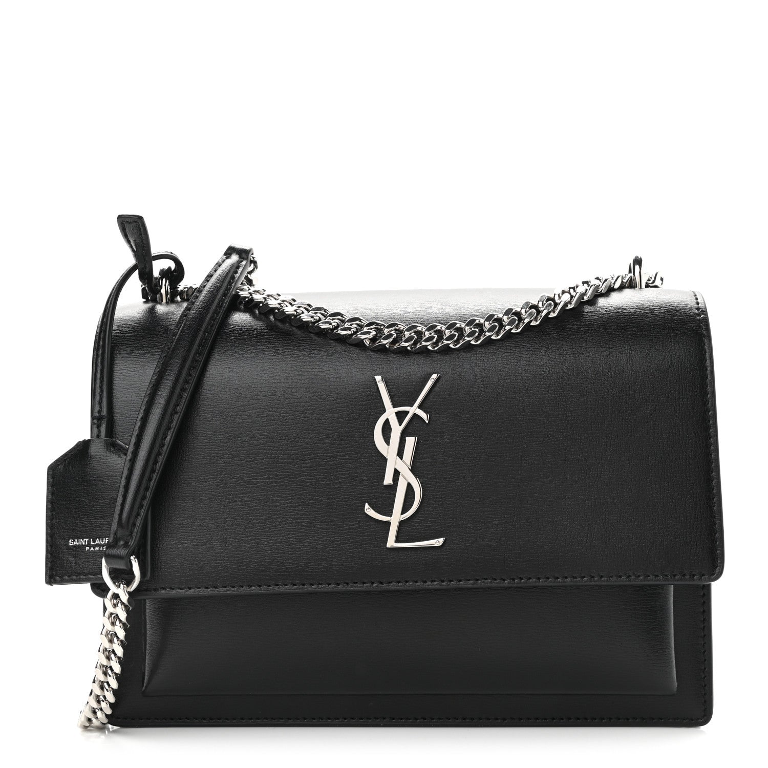 Saint Laurent Calfskin Medium Monogram Sunset Black 1 of 13