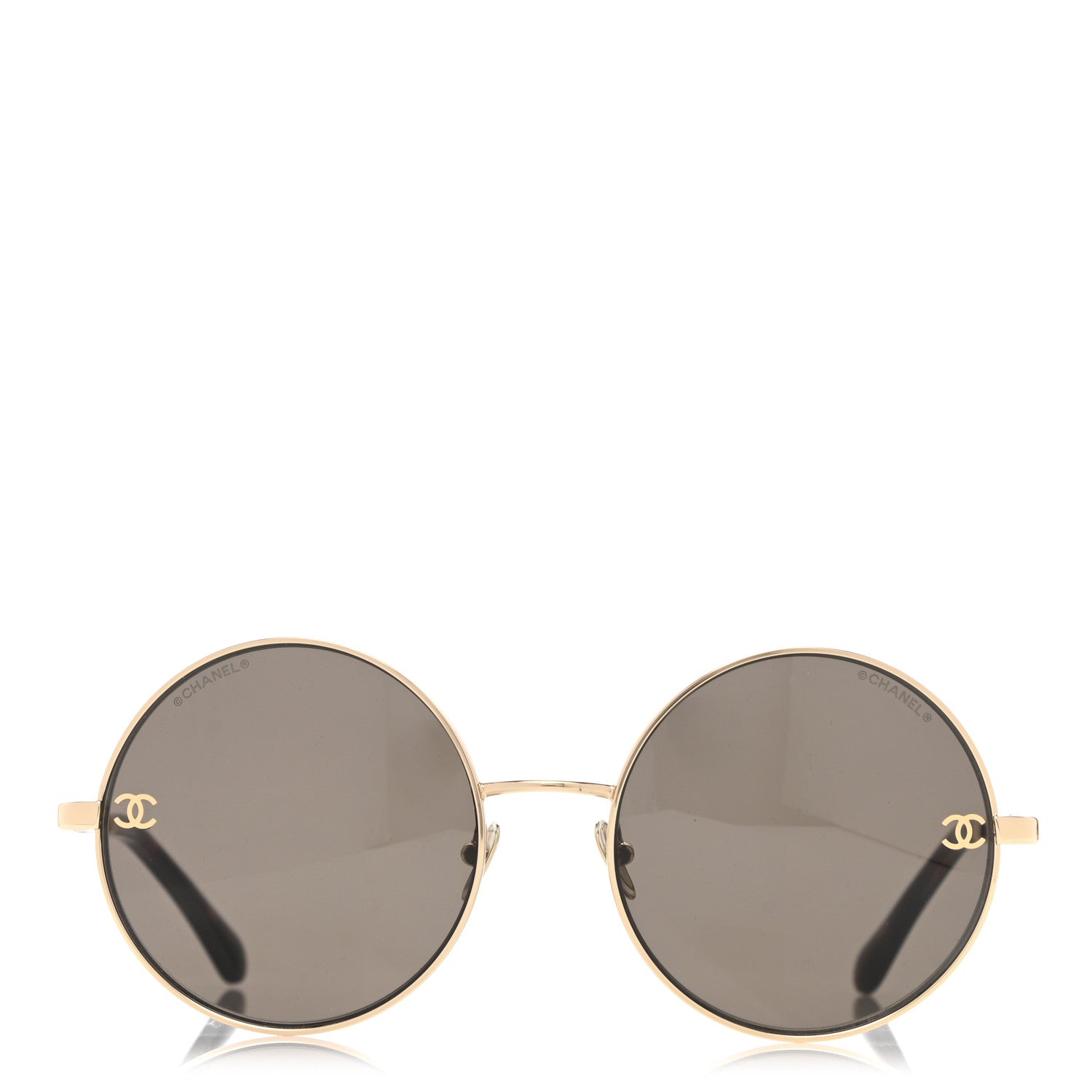 Chanel Round Sunglasses 4268 Gold 2 of 8
