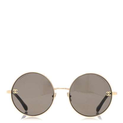 Chanel Round Sunglasses 4268 Gold 2 of 8