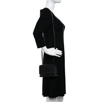 Off-White Calfskin Diag Small Binder Clip Crossbody Black 2 of 11