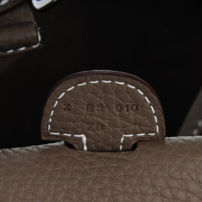 Hermes Taurillon Clemence Evelyne III PM Etoupe 7 of 7