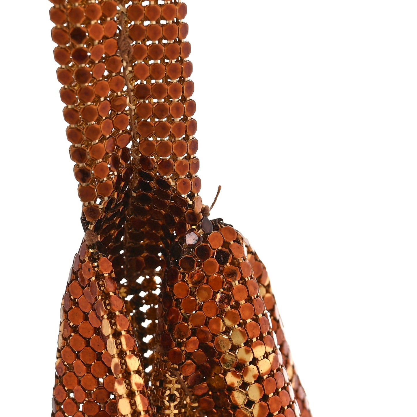 Monogram Mesh Metal Frances Gold