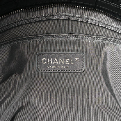 Chanel Nylon Quilted Tweed Stitch Bubble Tote Black 6 of 9