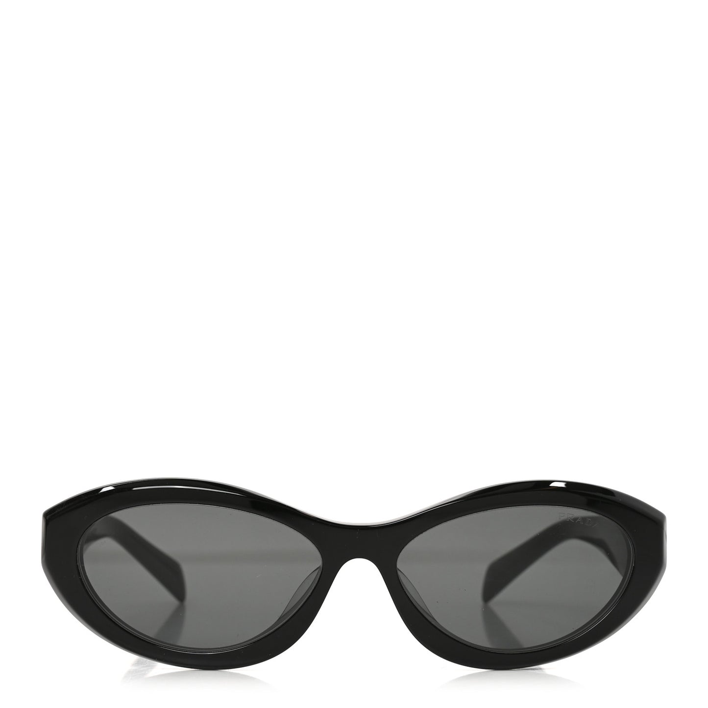 Acetate Oval Sunglasses SPR 26Z-F Black