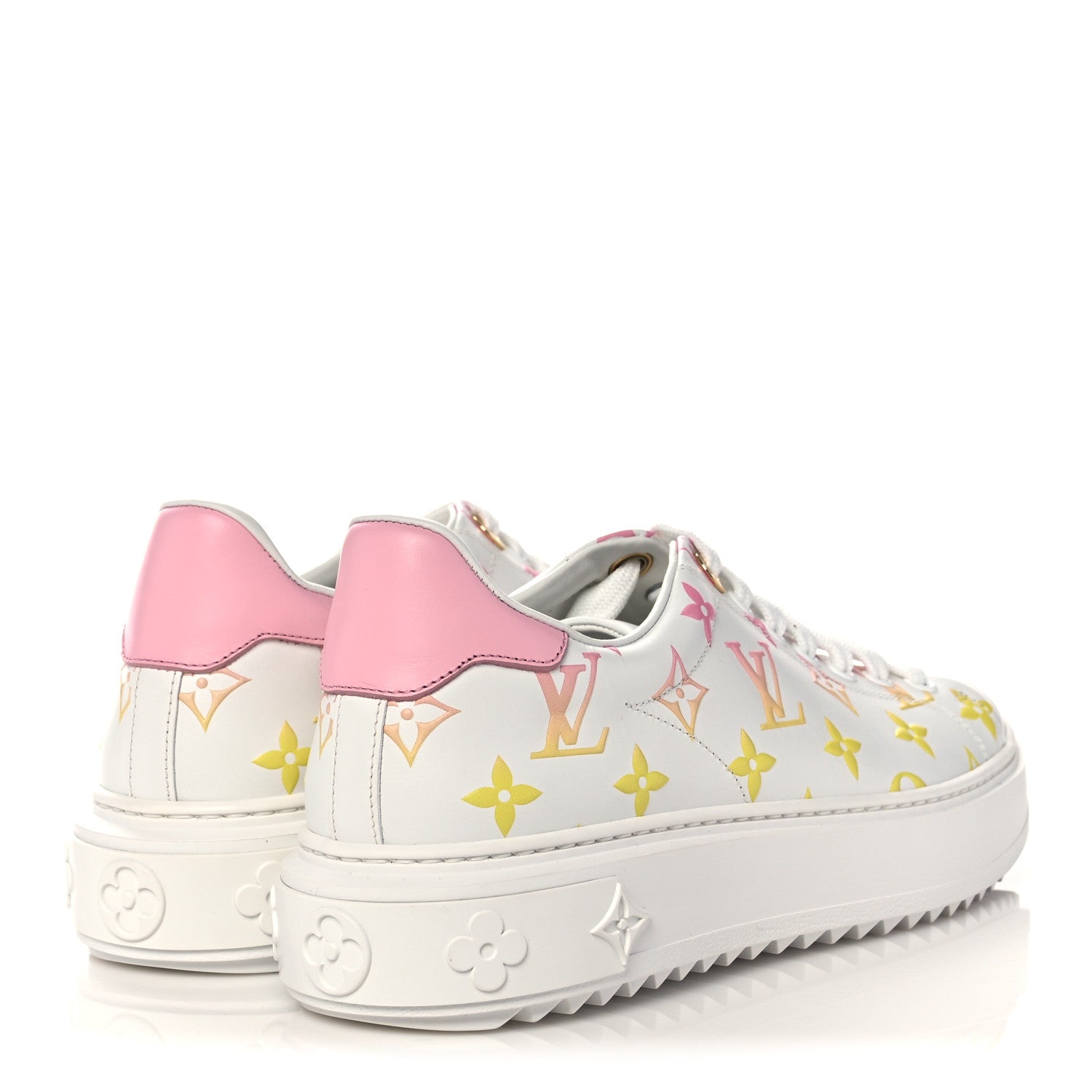 Louis Vuitton Monogram By The Pool Time Out Sneakers 37.5 Rose 3 of 7