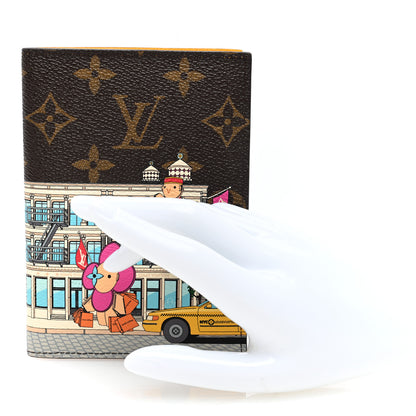 Louis Vuitton Monogram 2022 Christmas Animation New York Soho Passport Cover Yellow 2 of 6
