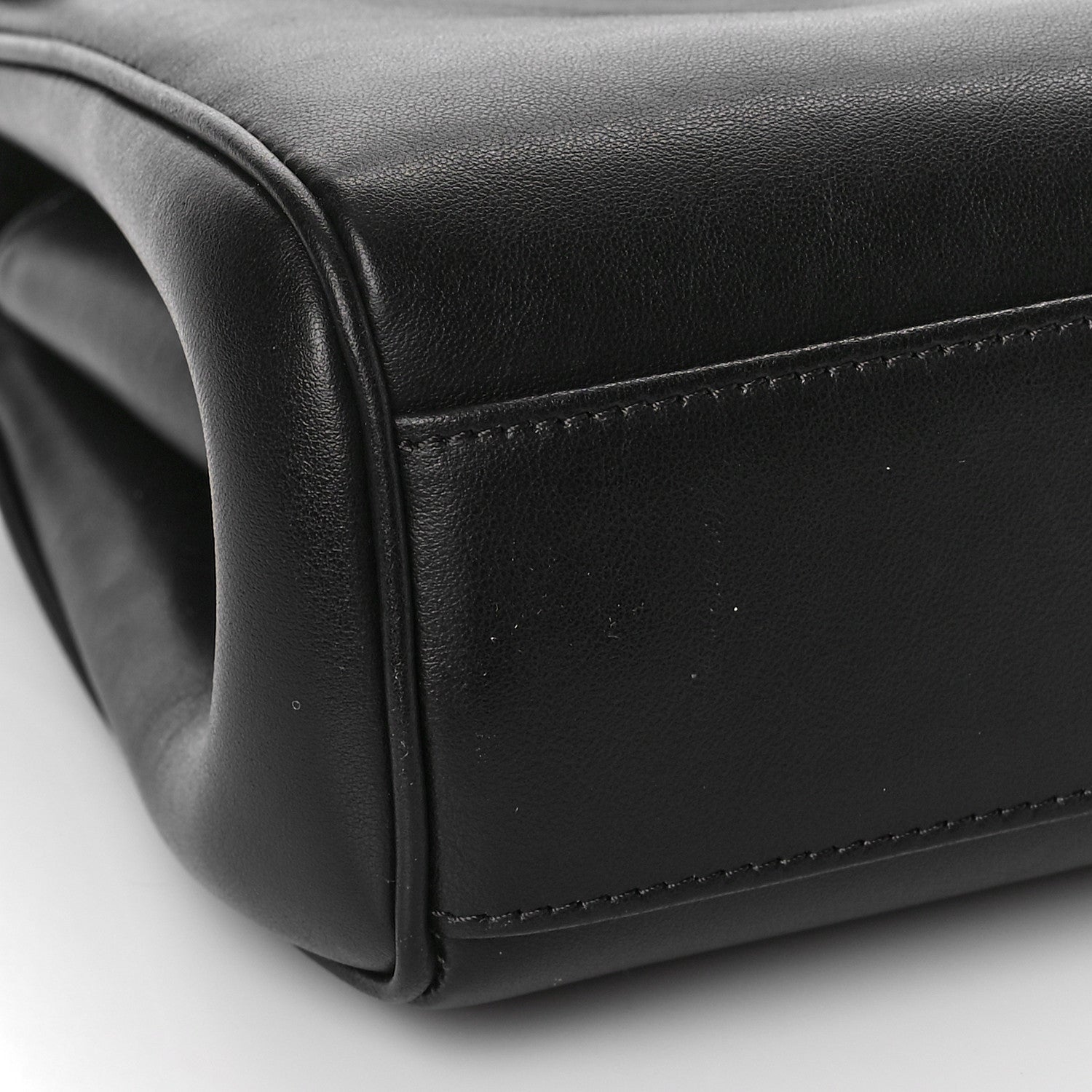 Celine Grained Calfskin Teen Soft 16 Shoulder Bag Black 7 of 10