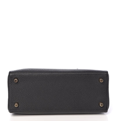 Hermes Togo Kelly Retourne 25 Black 7 of 33