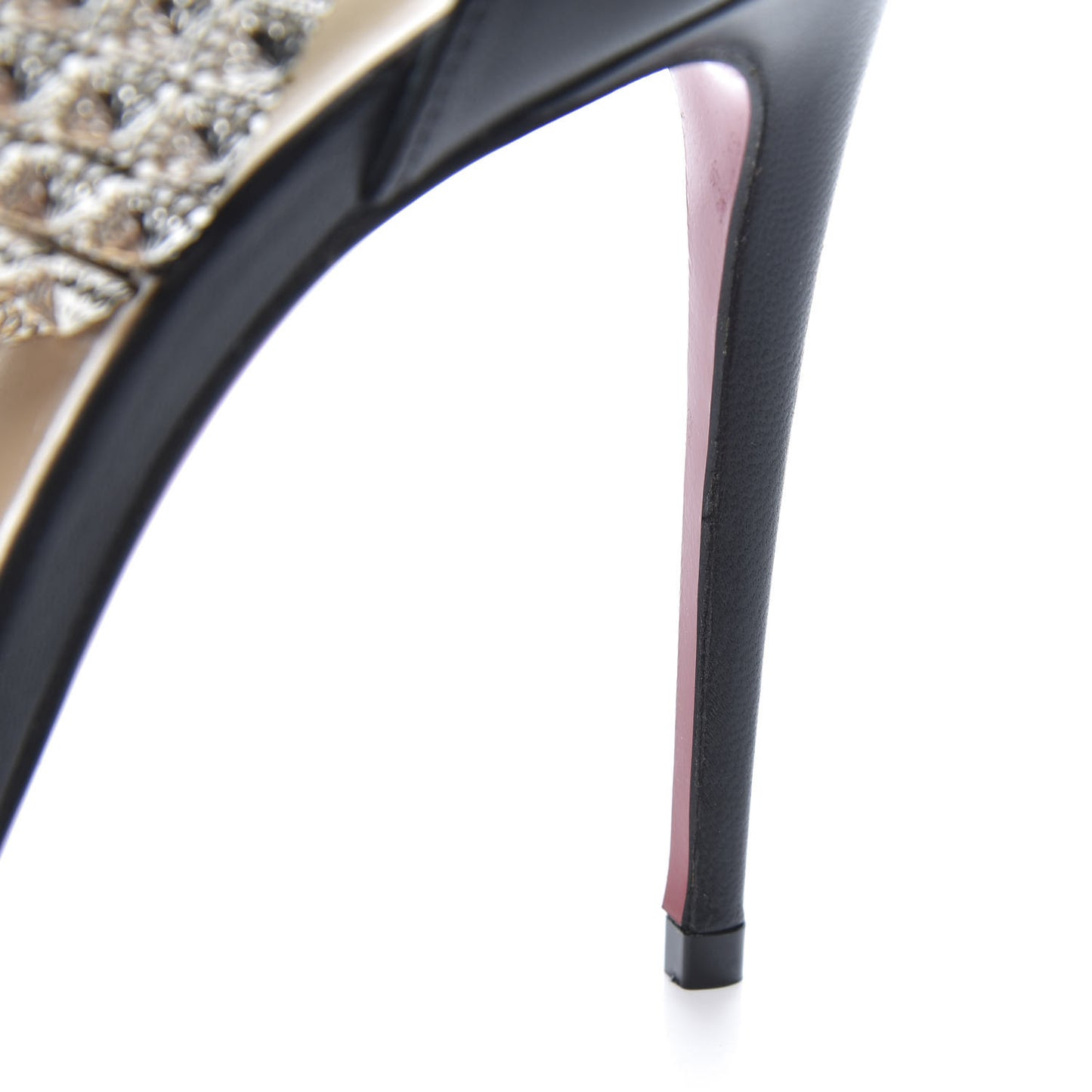 Nappa Priyadora 100 Studded Sandals 36.5 Black Silver