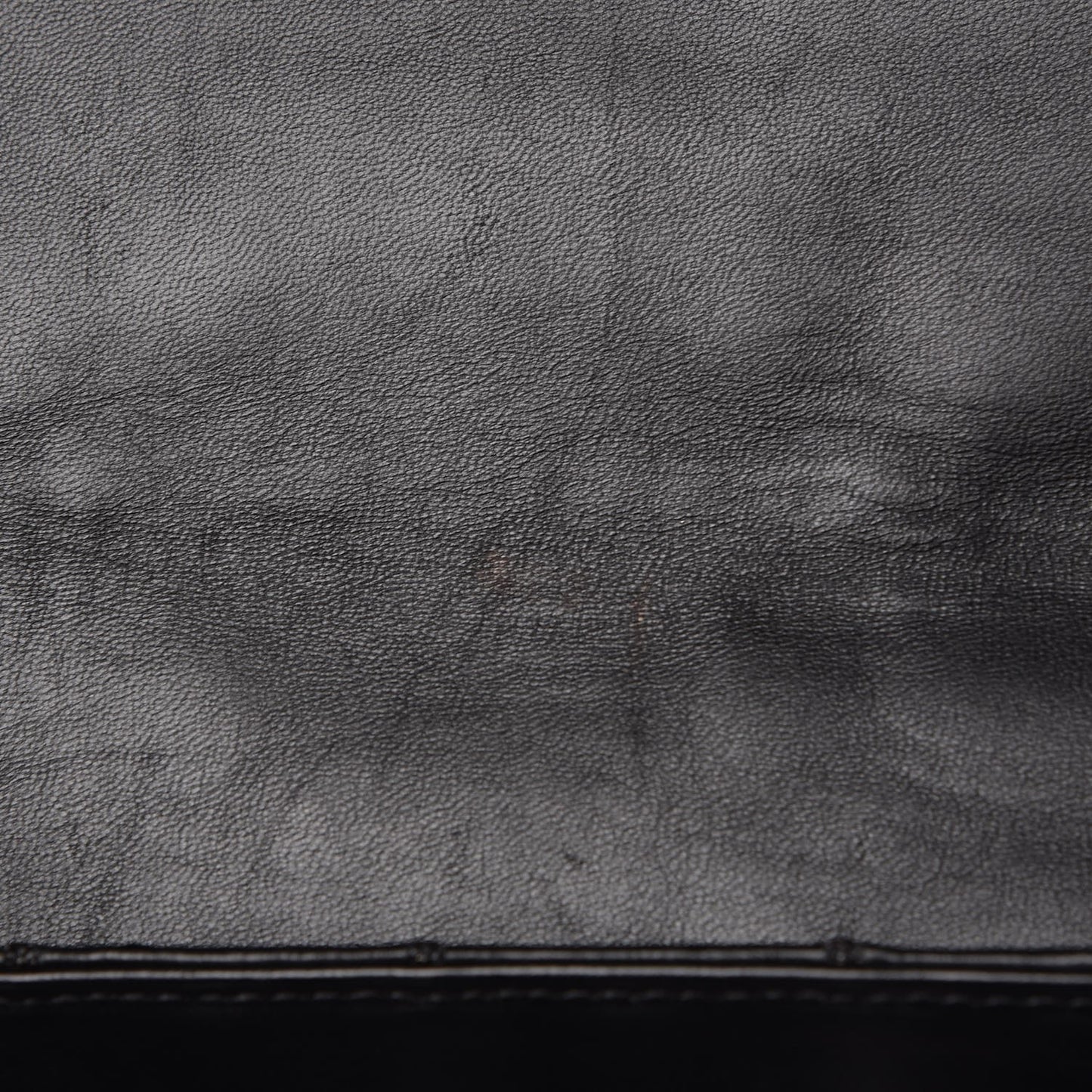 Lambskin Quilted Embellished Flap Black