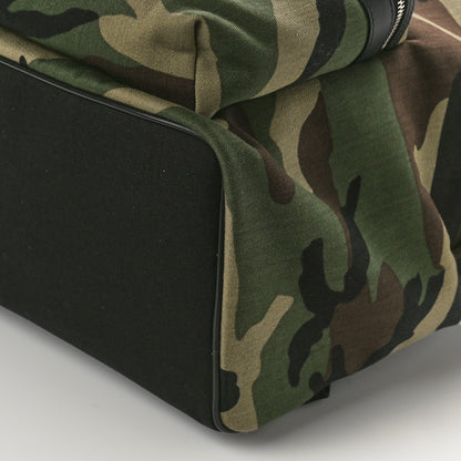 Saint Laurent Canvas Camouflage Print Hunting Backpack Khaki 8 of 8