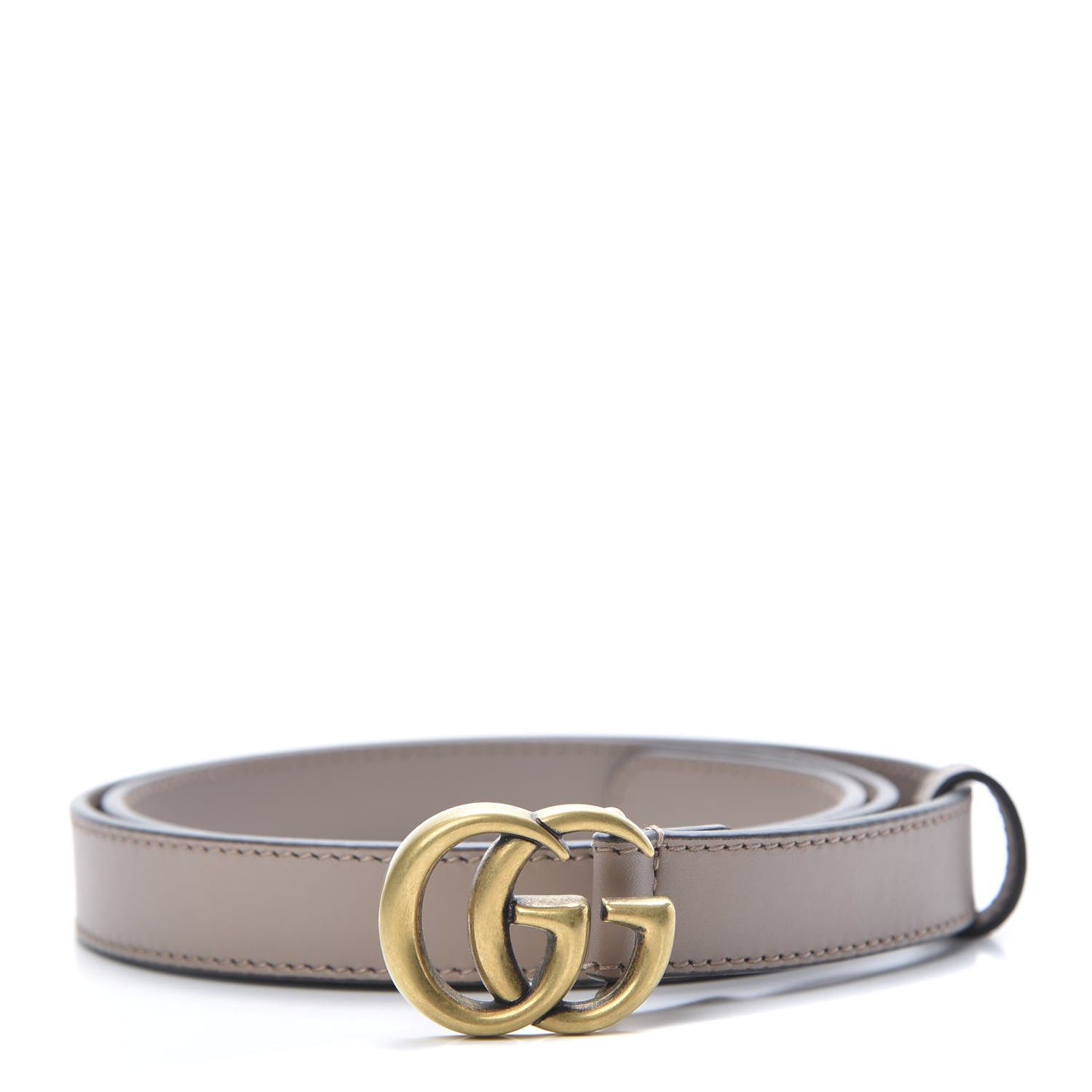 Gucci Calfskin Double G 20mm Belt 80 32 Porcelain Rose 1 of 5