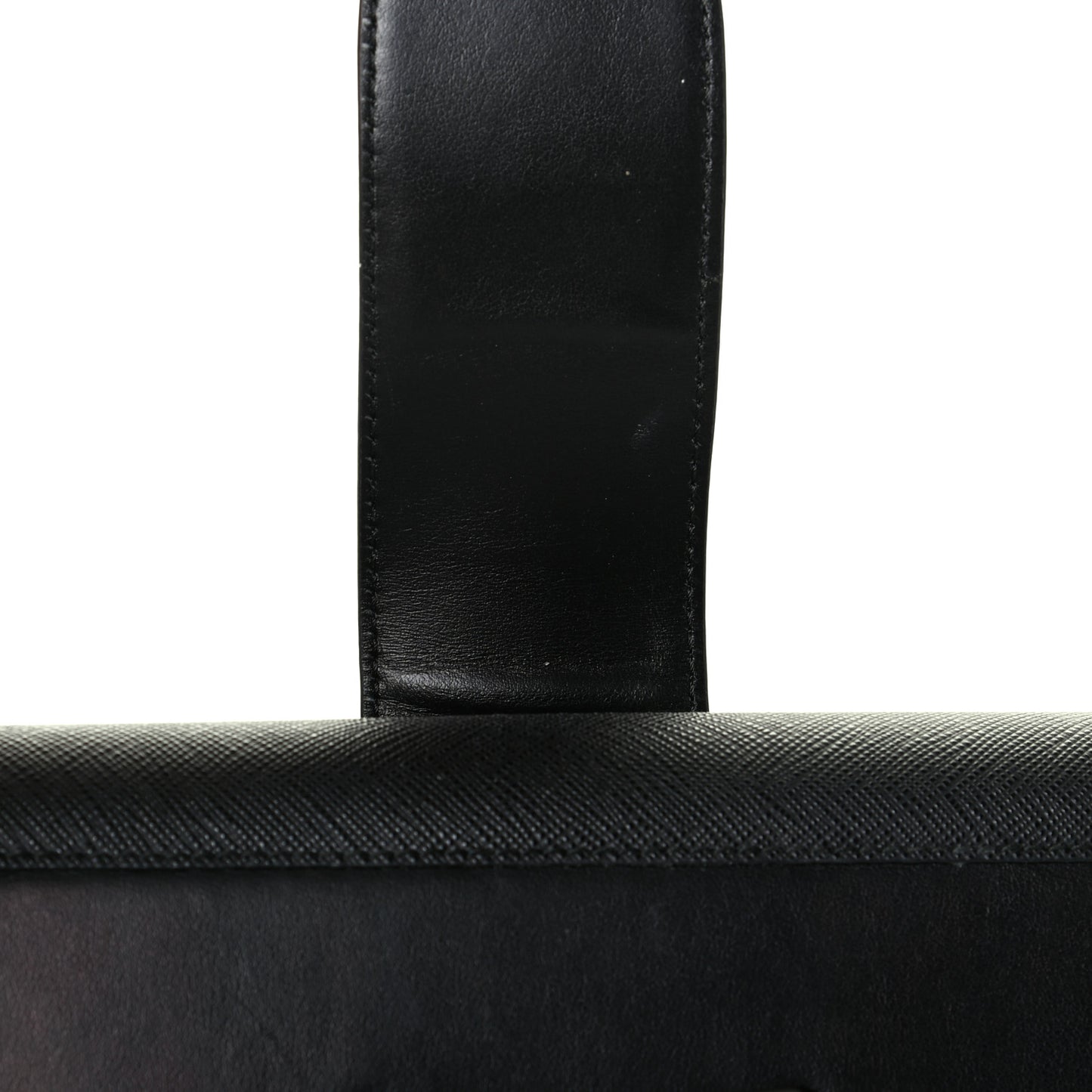 City Calfskin Saffiano Mini Sidonie Shoulder Bag Black