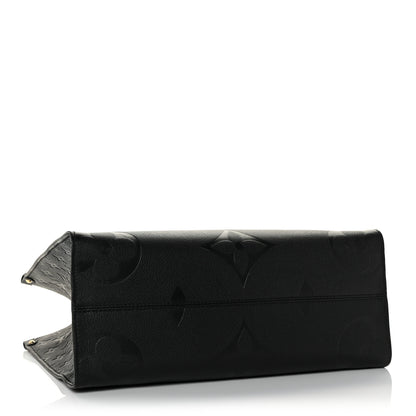 Louis Vuitton Empreinte Monogram Giant Onthego MM Black 3 of 9