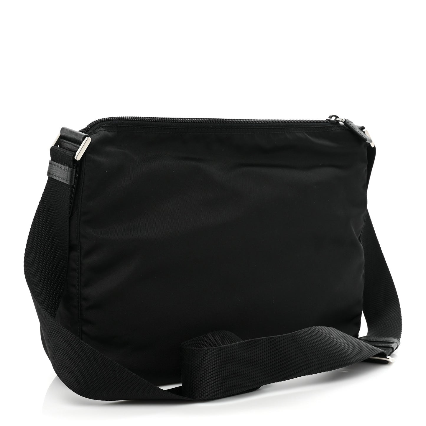 Tessuto Nylon Messenger Bag Black