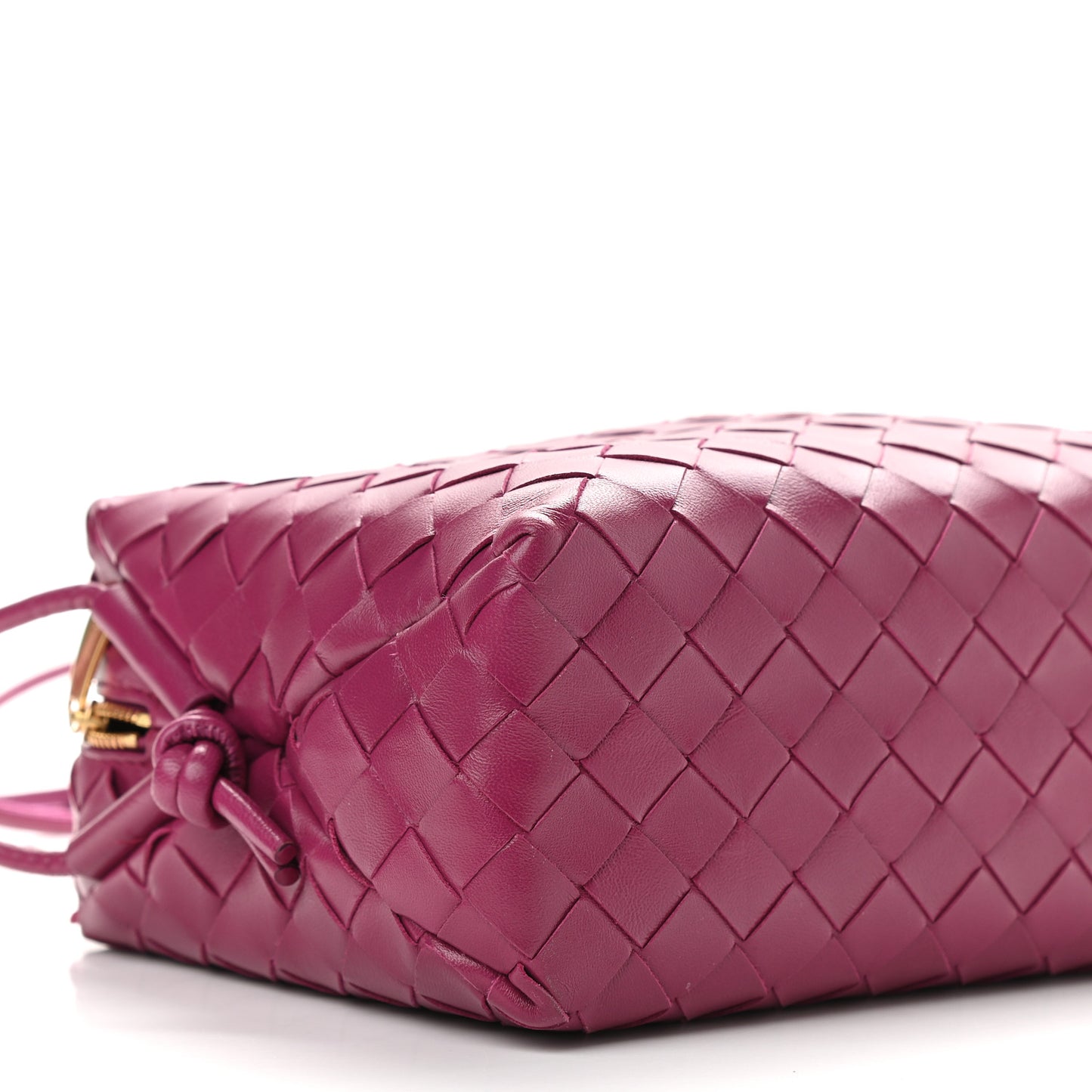Nappa Intrecciato Small Loop Camera Bag Cinnabar