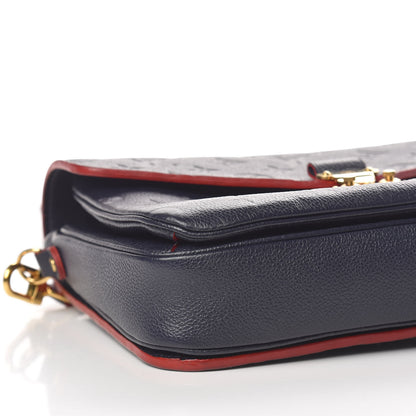 Louis Vuitton Empreinte Pochette Metis Marine Rouge 9 of 11