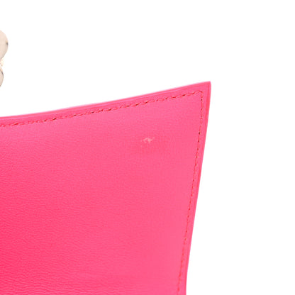 Balenciaga Shiny Box Calfskin Hourglass Top Handle Bag XS Fluo Pink 12 of 12