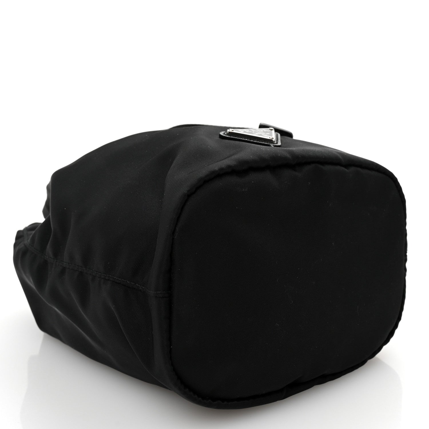 Prada Re-Nylon Saffiano Bucket Wristlet Black 4 of 9