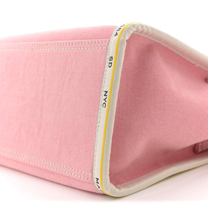Marc Jacobs Denim Canvas Medium Chain Bag Ribbon Pink 10 of 11