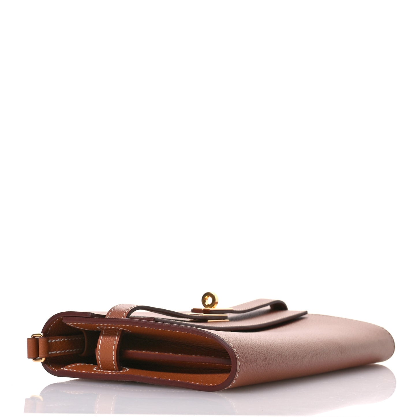 Evercolor Cavale Kelly Wallet To Go Gold