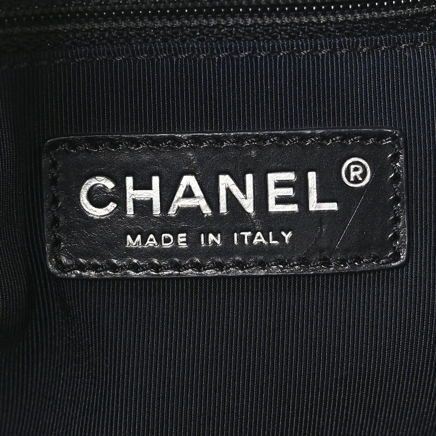 Chanel Calfskin Small Cerf Executive Shopper Tote Black 7 of 10