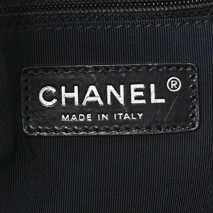 Chanel Calfskin Small Cerf Executive Shopper Tote Black 7 of 10