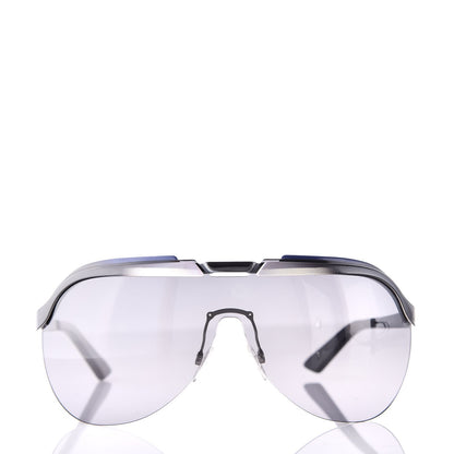 Christian Dior Solar Shield Sunglasses Black Blue 2 of 8