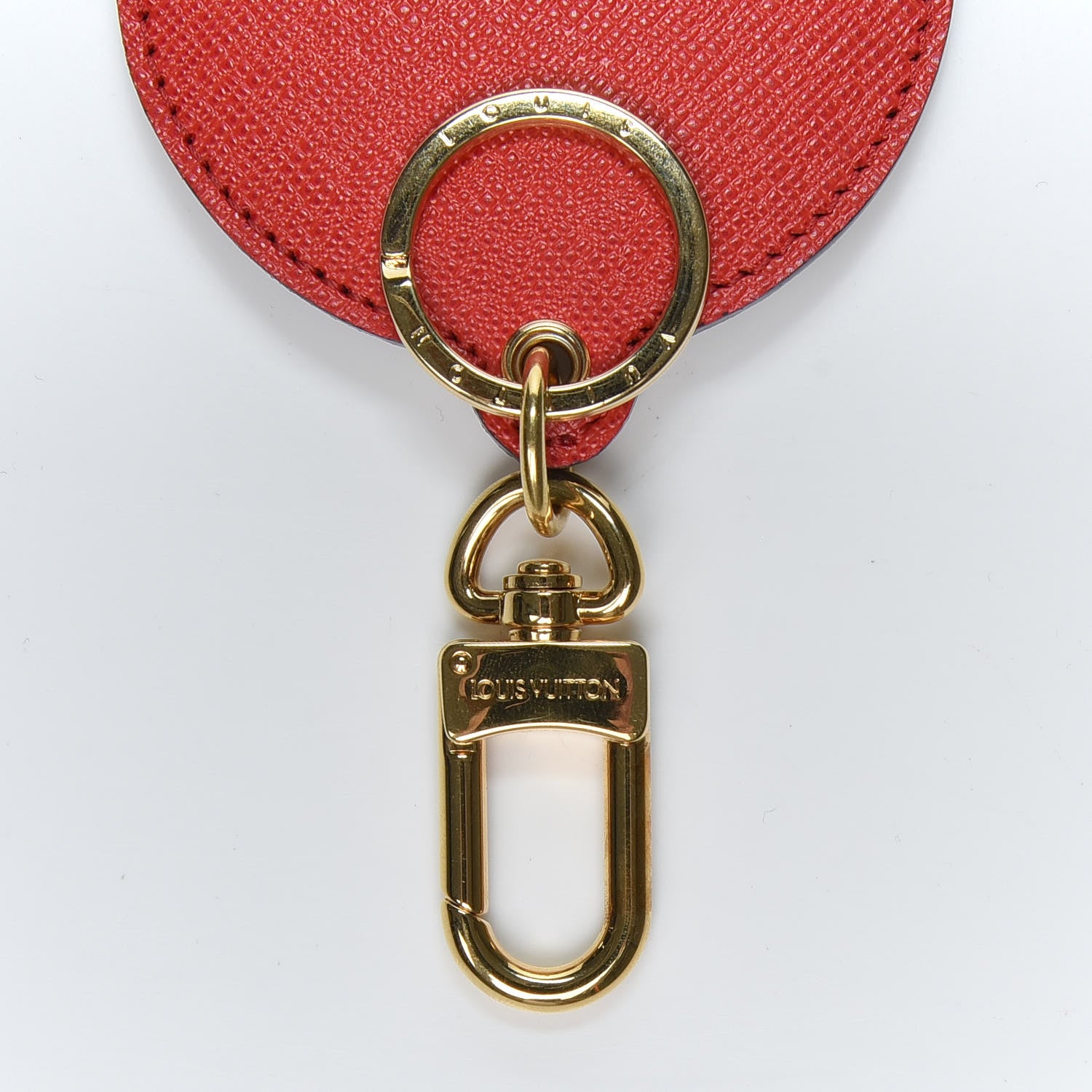 Louis Vuitton Monogram Illustre Multi V Bag Charm Key Ring 3 of 5