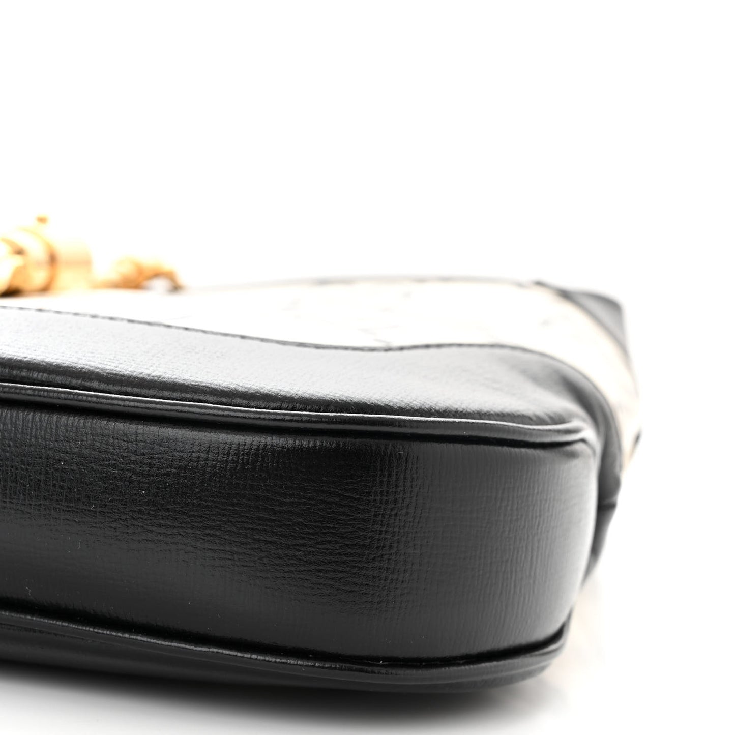 Azalea Calfskin GG Monogram Bi-Color Debossed Small Jackie 1961 Hobo Mystic White Black