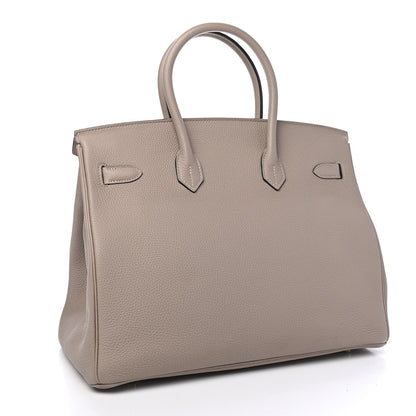 Hermes Togo Birkin 35 Gris Tourterelle 2 of 44