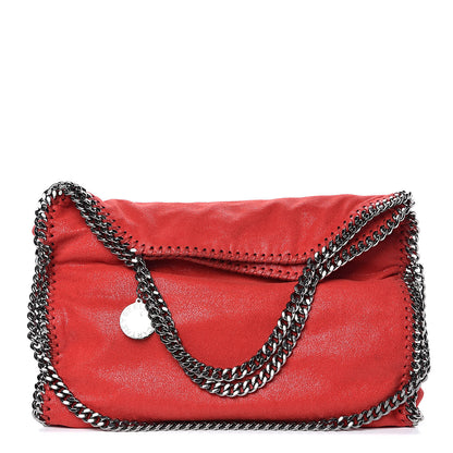 Stella McCartney Shaggy Deer Falabella Fold Over Tote Flame 1 of 11