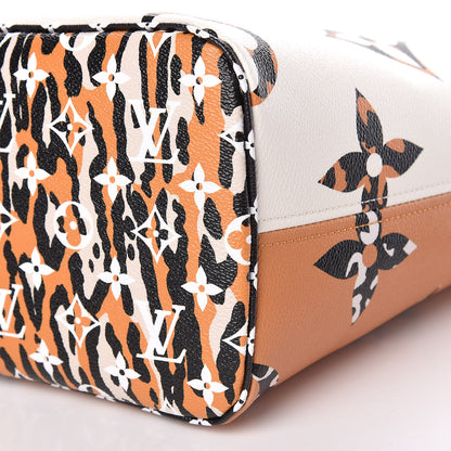 Louis Vuitton Monogram Giant Jungle Neverfull MM Ivory 7 of 10