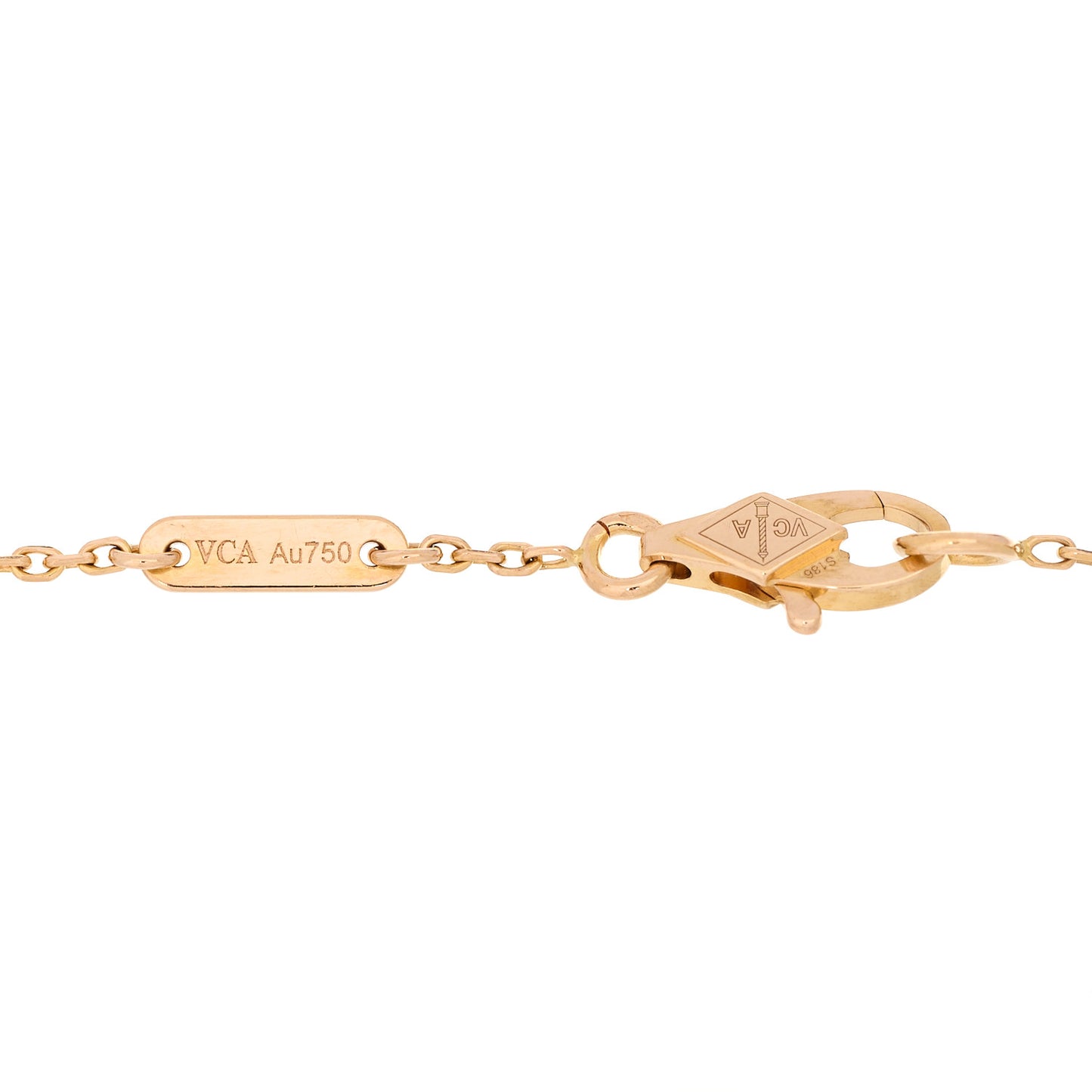18K Rose Gold Carnelian Sweet Alhambra Bracelet