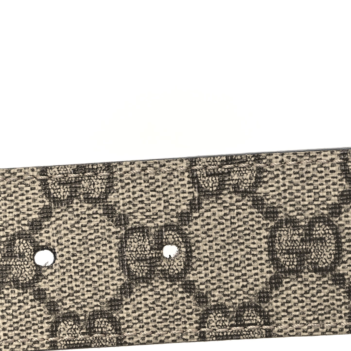 GG Supreme Monogram Selleria Interlocking G 37mm Belt 85 34 Beige Ebony Black