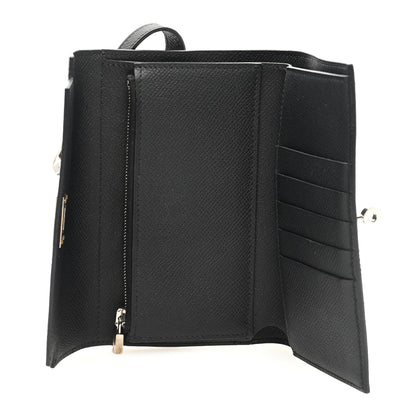 Hermes Epsom Medium Kelly Wallet Black 5 of 7