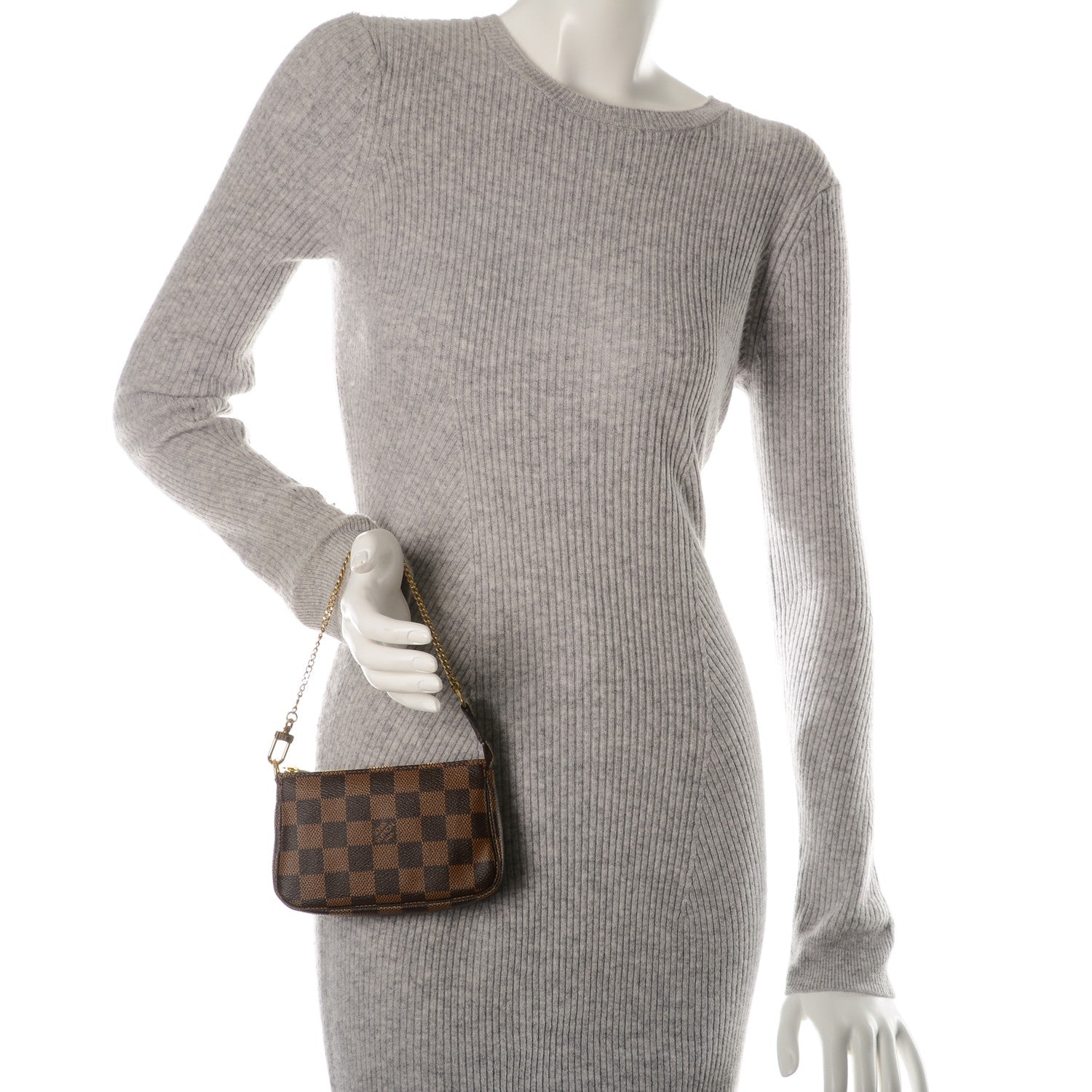 Louis Vuitton Damier Ebene Mini Pochette Accessories 2 of 7