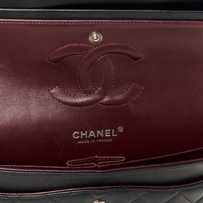 Chanel Lambskin Quilted Medium Double Flap Black 6 of 11