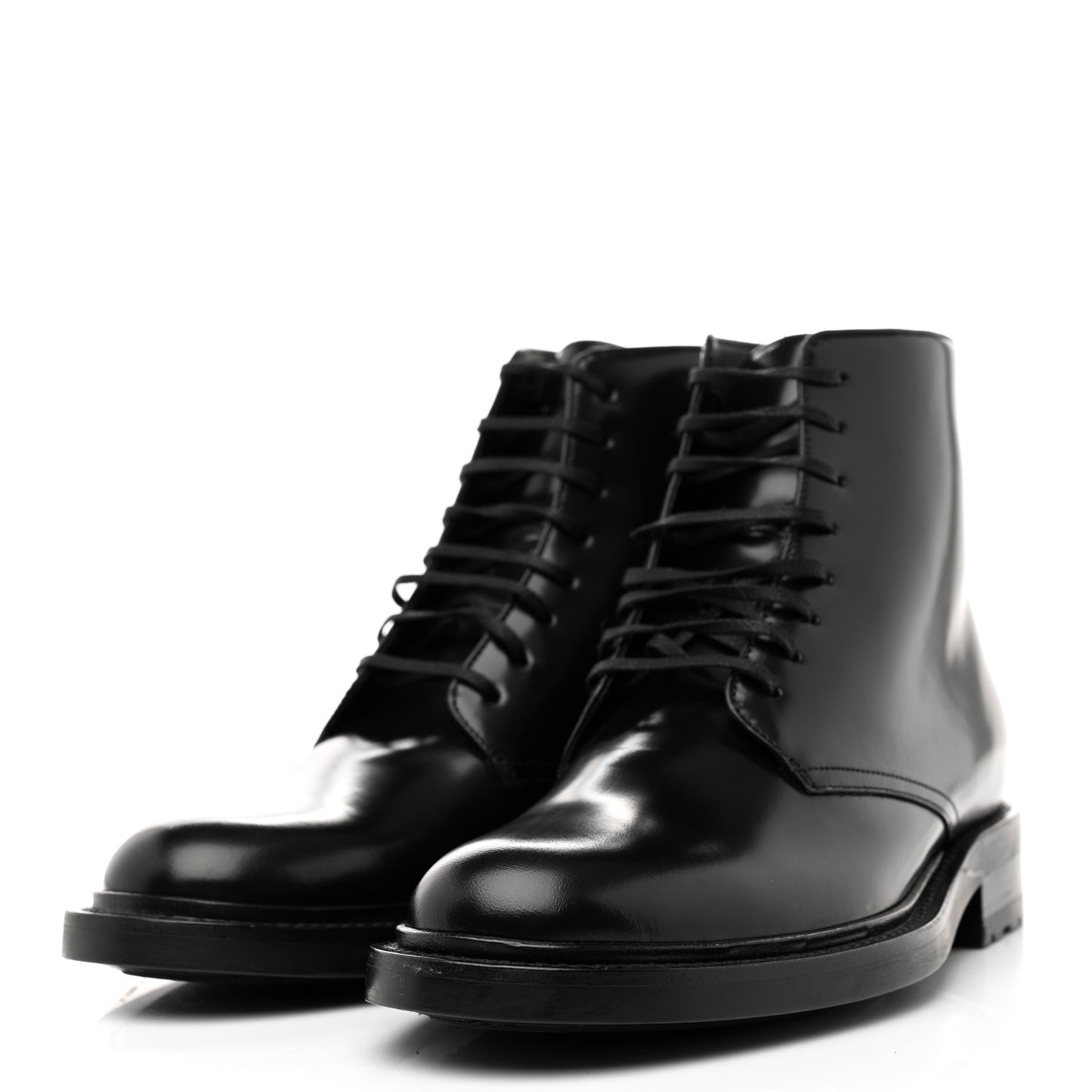 Calfskin Womens Army Combat Boots 38 Black