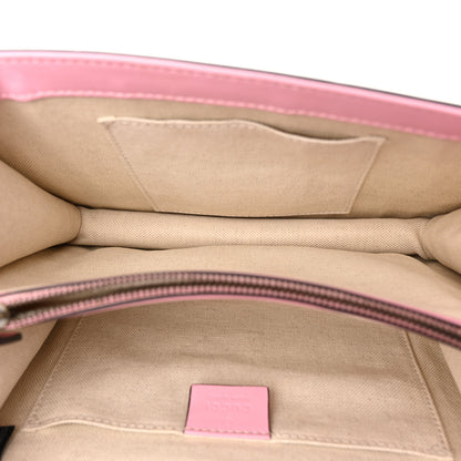 Gucci Calfskin Bamboo Web Embroidered Medium Dionysus Top Handle Bag Pink 5 of 15